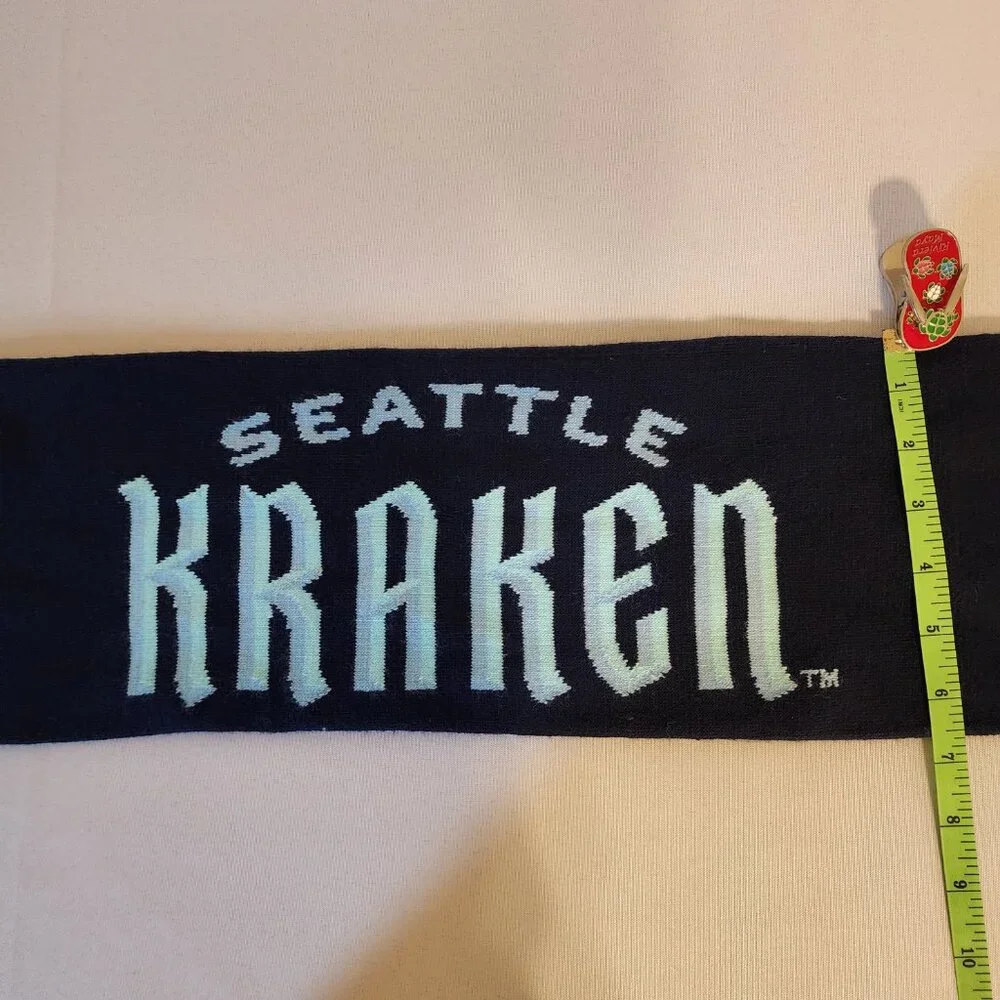 Ruffneck Seattle Kraken NHL Official Licensed Team Scarf, Unisex Hockey Fan Gear